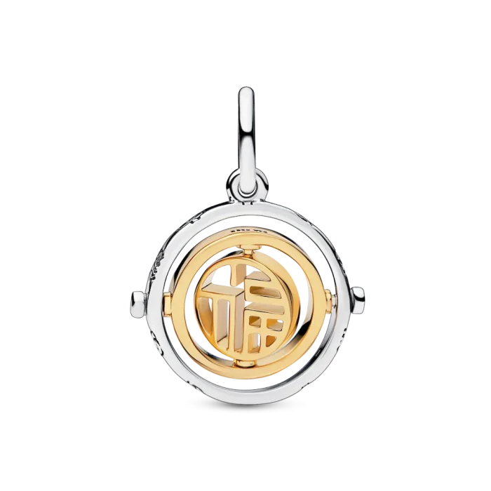 Two-tone Fú Spinning Dangle Charm - Image 3