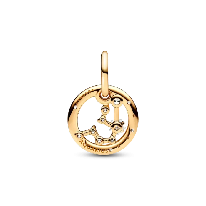 Aquarius Zodiac Dangle Charm - Image 4