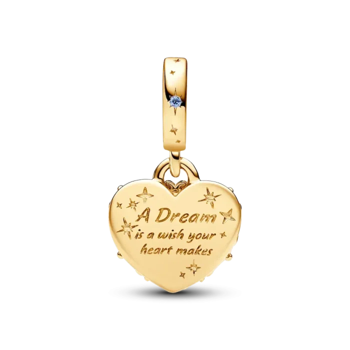 Disney Cinderella's Carriage & Heart Double Dangle Charm - Image 7