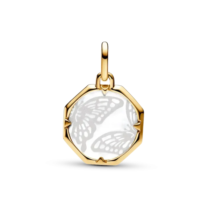 Pandora ME Pearlescent Butterfly Medallion Charm - Image 5
