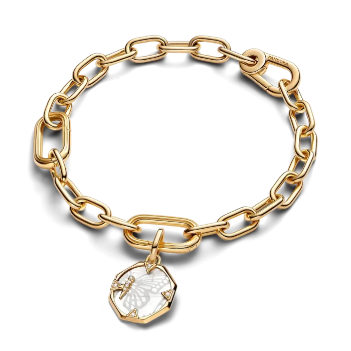 Pandora ME Pearlescent Butterfly Medallion Charm - Image 8