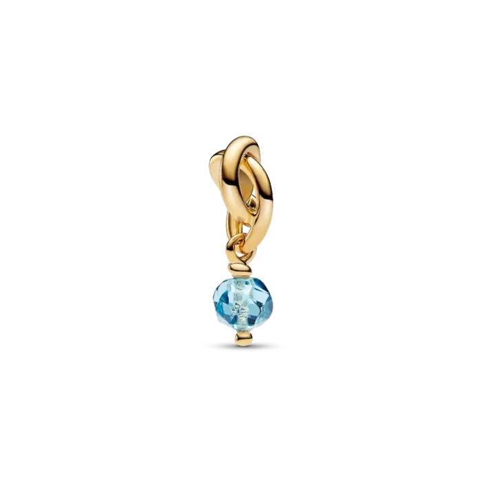 March Engravable Dangle Charm Necklace Set - Image 2