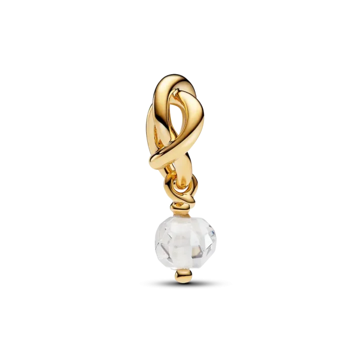 April Engravable Dangle Charm Necklace Set - Image 5