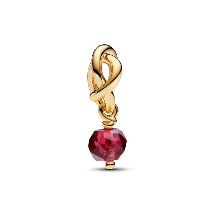 July Engravable Dangle Charm Necklace Set - Image 6