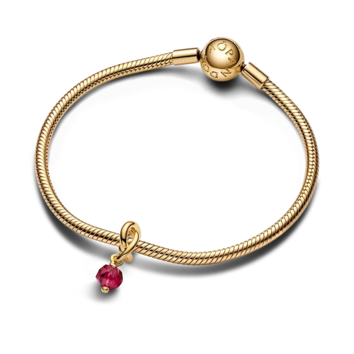 July Engravable Dangle Charm Necklace Set - Image 7