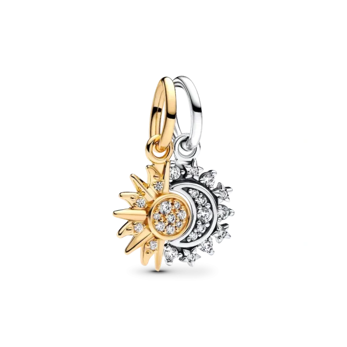 Splittable Sun & Moon Dangle Charm - Image 2