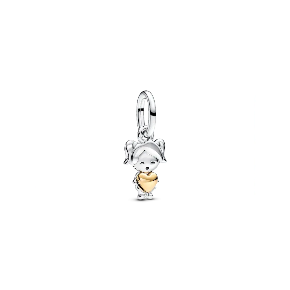 Happy Girl Dangle Charm