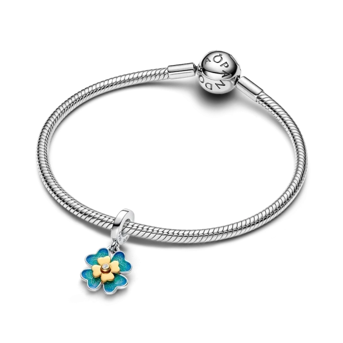 2025 Four Leaf Clover Lab-Grown Diamond Dangle Charm - Image 5