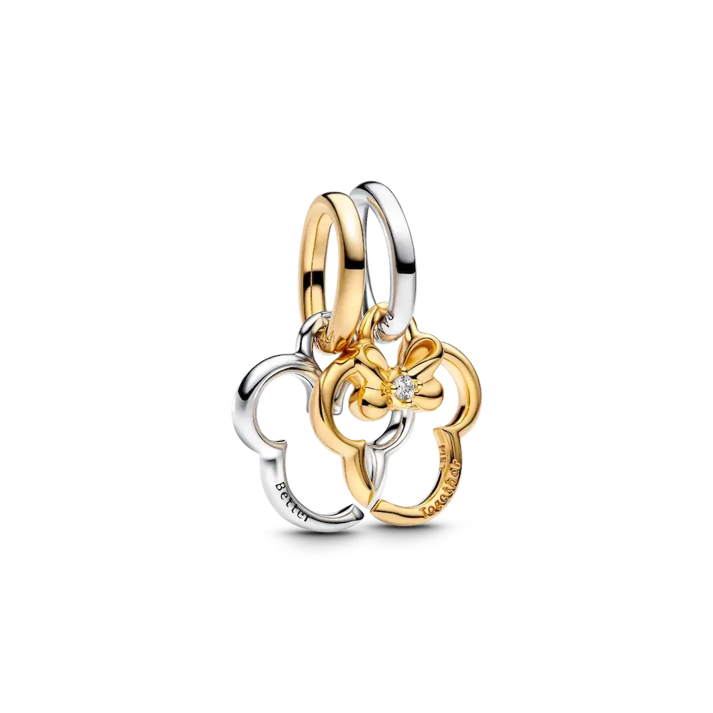 Disney Mickey Mouse & Minnie Mouse Splittable Dangle Charm
