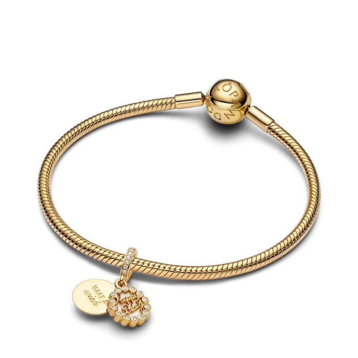 Happy Birthday Cake Dangle Charm - Image 5