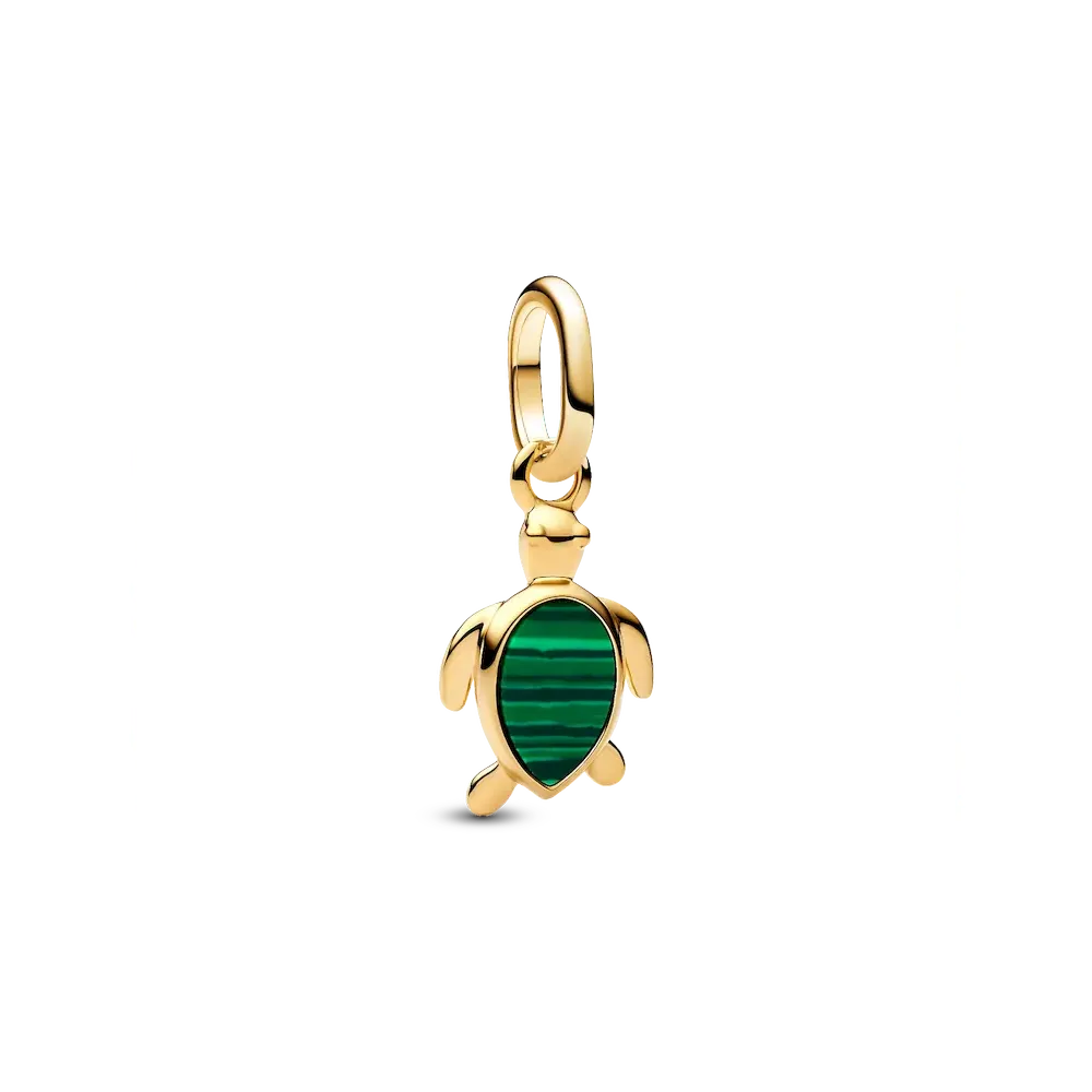 Green Turtle Mini Dangle Charm