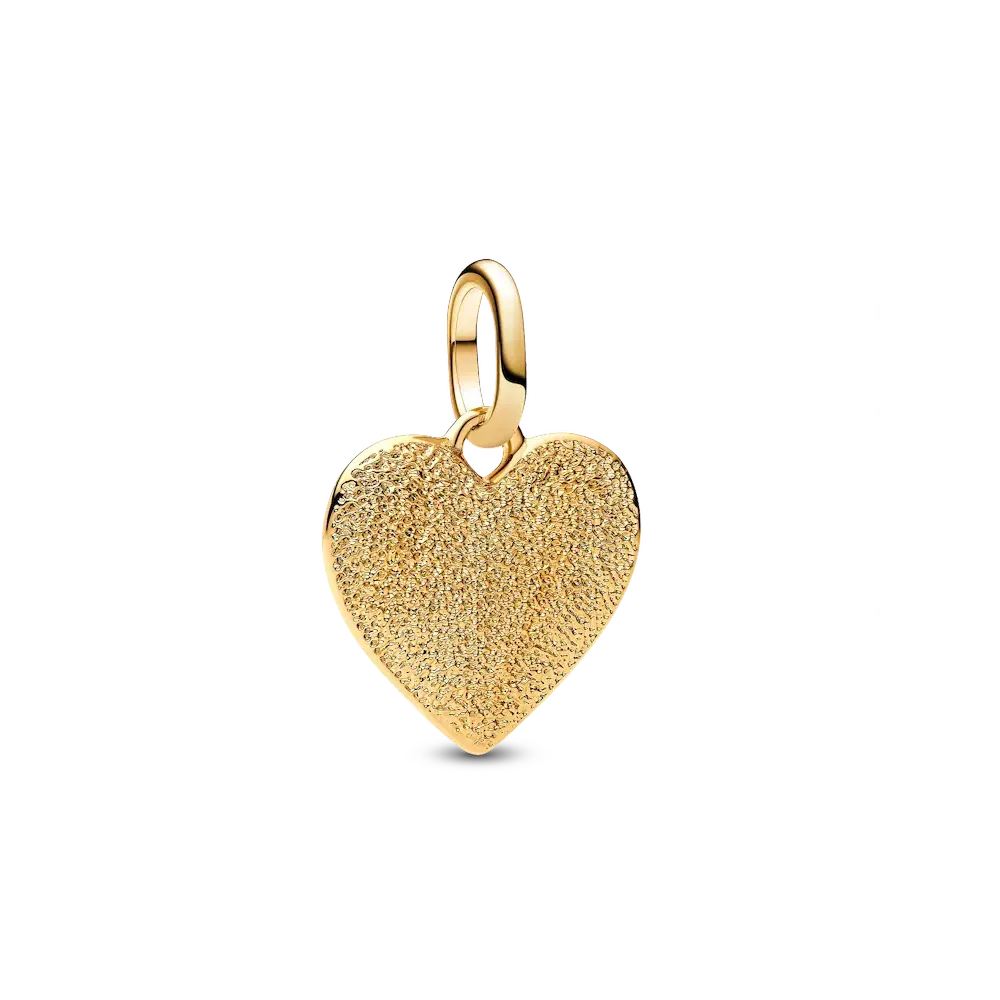 Engravable Heart Medallion Charm