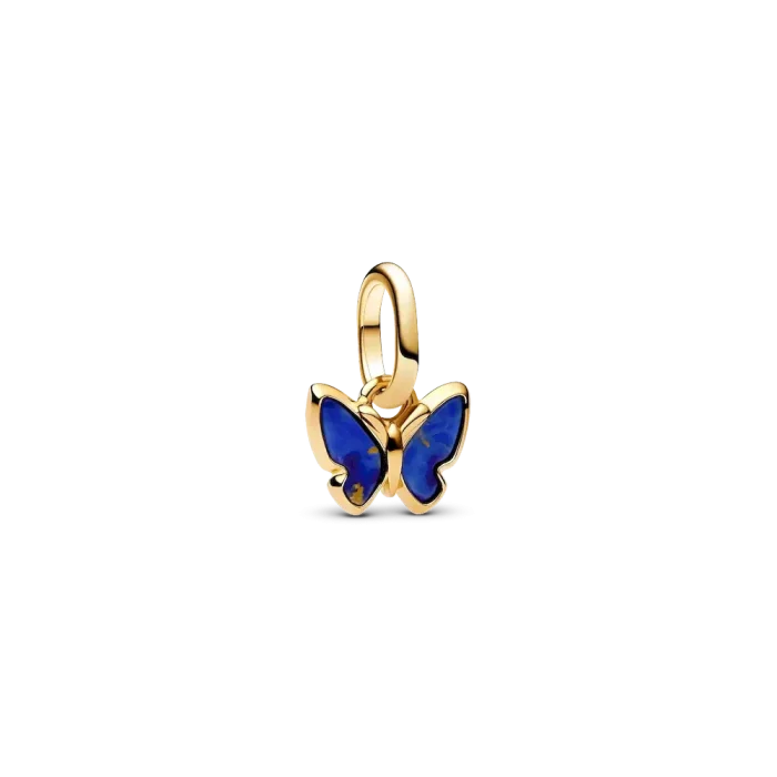 Golden Butterfly and Heart Charm Bracelet - Image 2