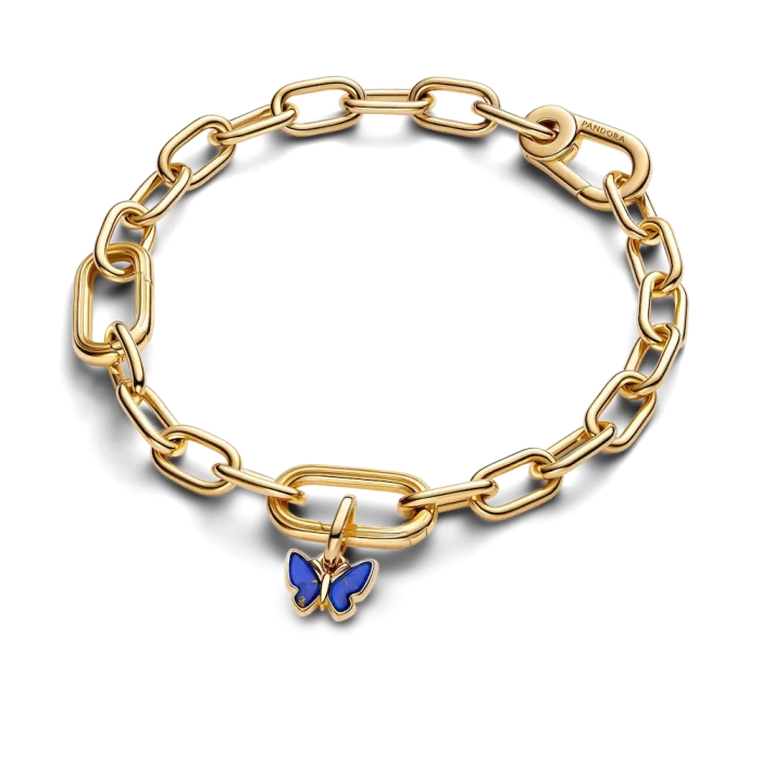 Golden Butterfly and Heart Charm Bracelet - Image 11