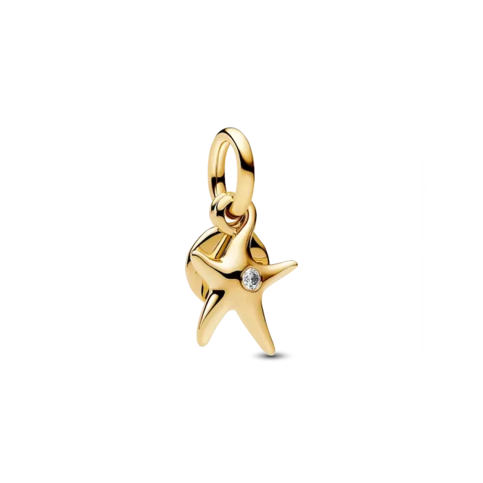 Seahorse and Starfish Charm Necklace - Image 2