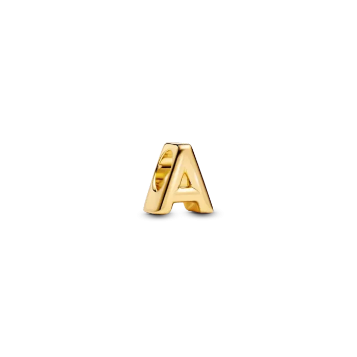 Letter A Charm Necklace - Image 2