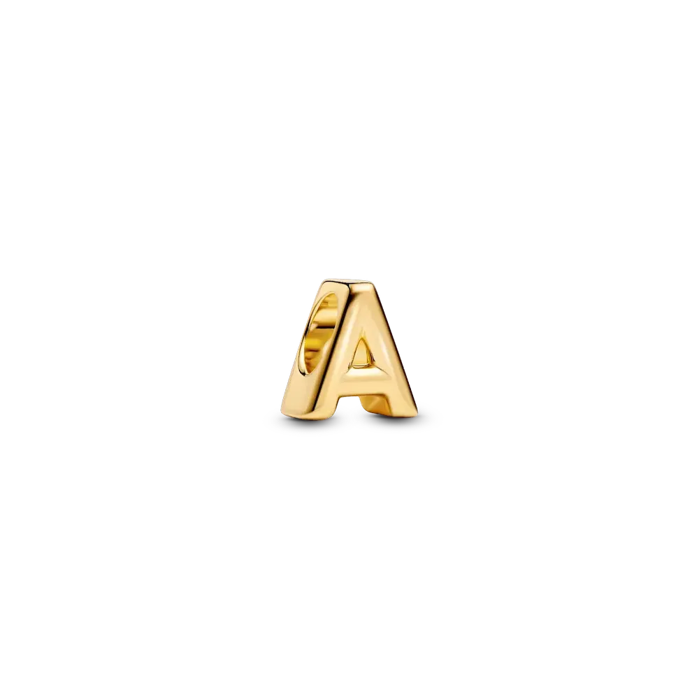 Letter A Alphabet Charm