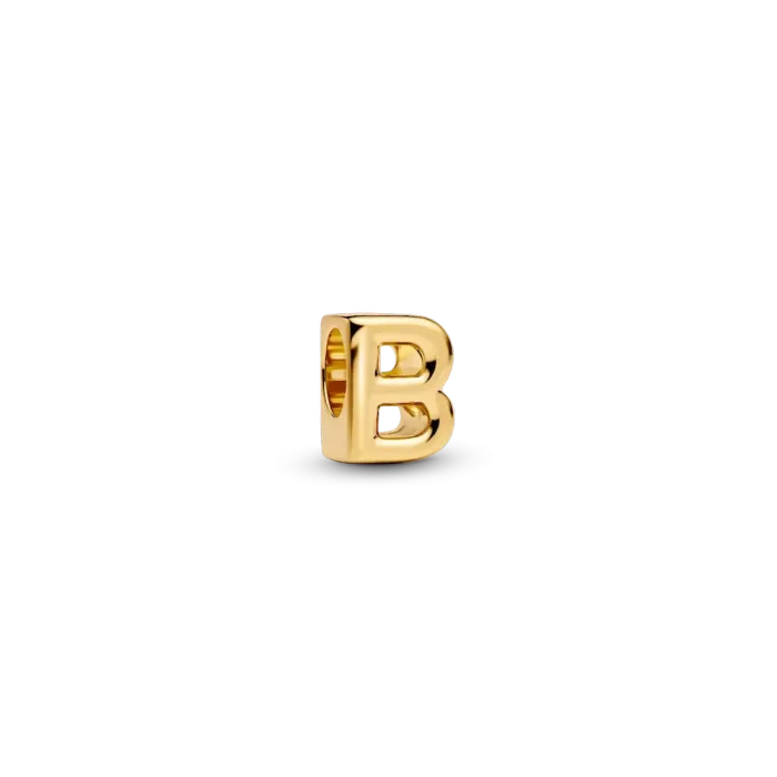 Letter B Charm Necklace - Image 2