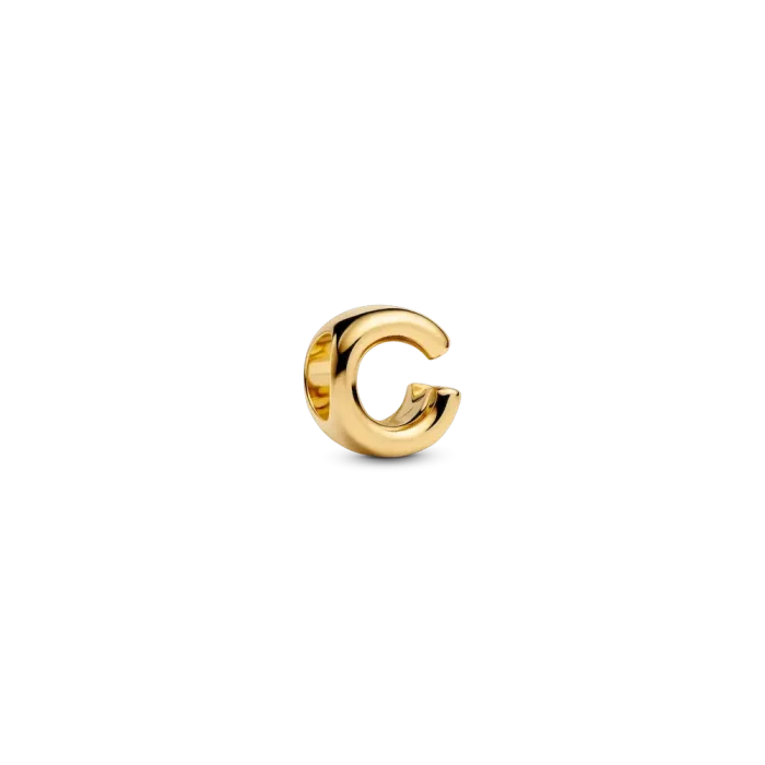 Letter C Charm Necklace - Image 2