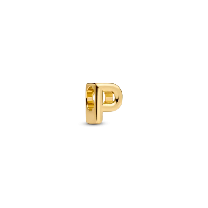Letter P Charm Necklace - Image 2