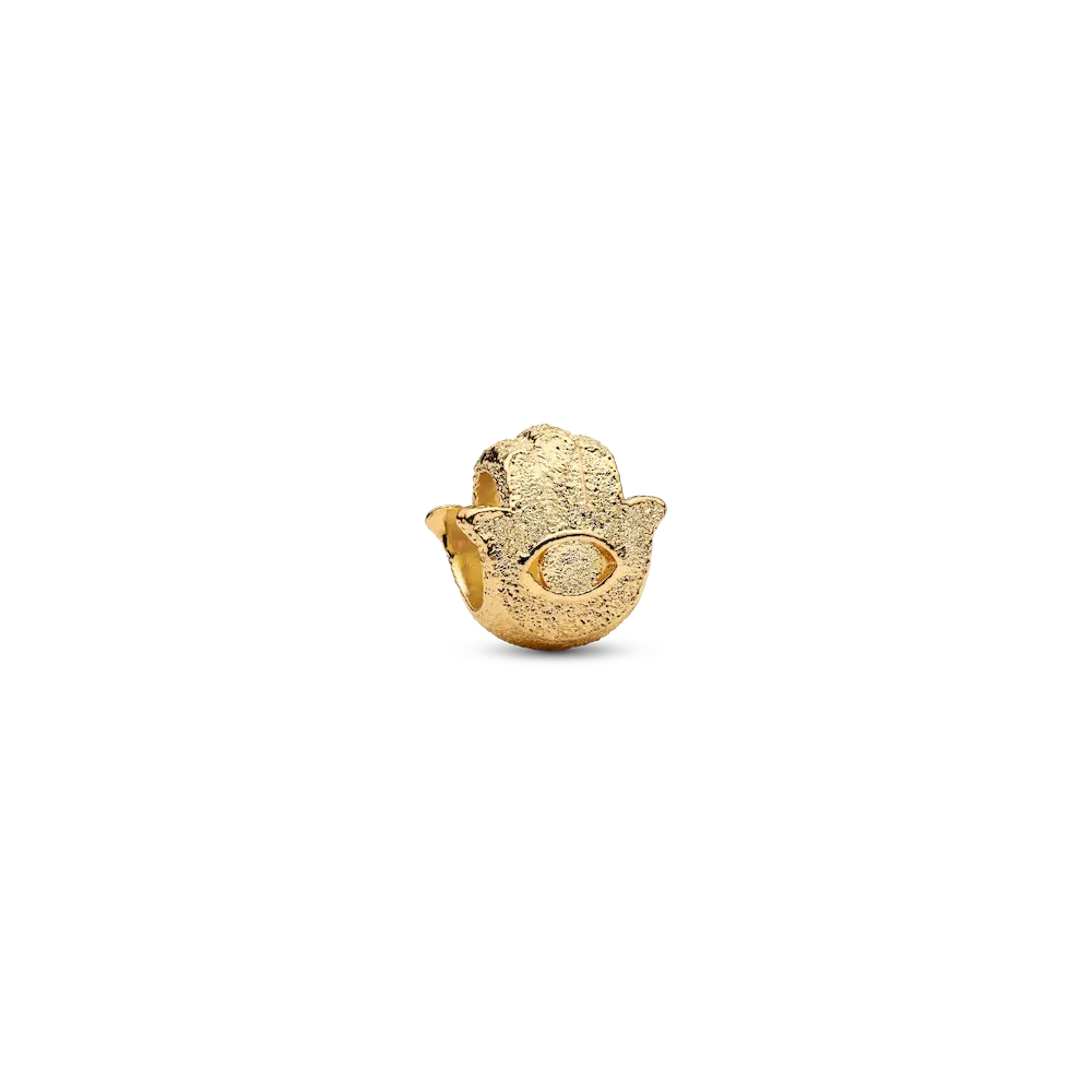 Textured Hamsa Hand Mini Charm