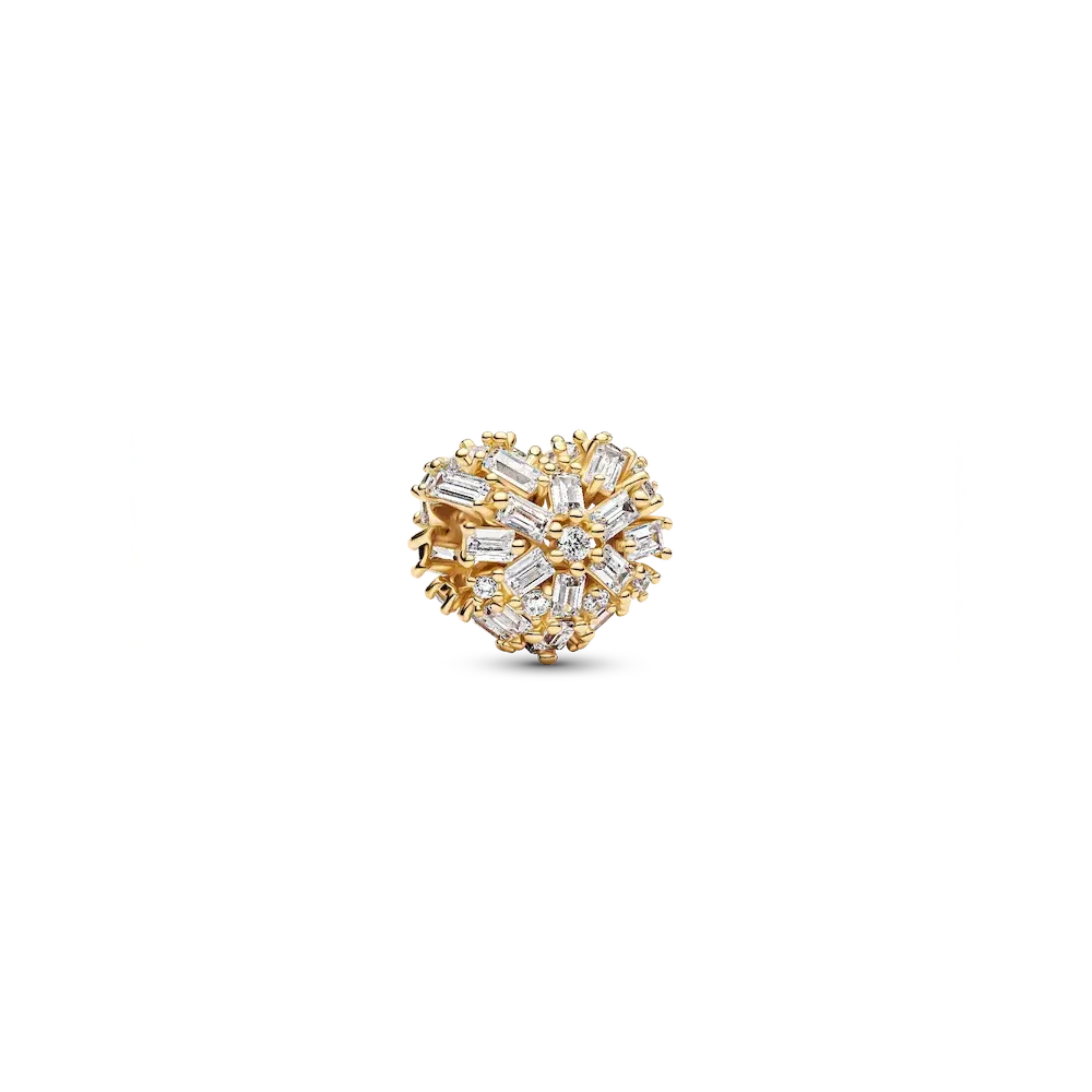 Sparkling Heart Charm