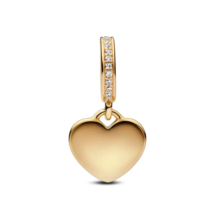 Engravable Heart Tag Dangle Charm - Image 5