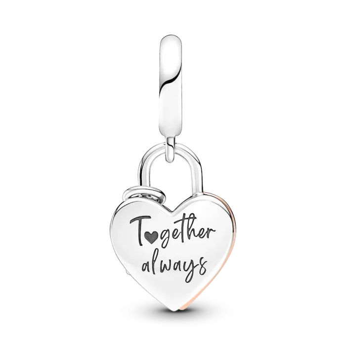 Pandora Moments Studded Chain Necklace and Heart Dangle Set - Image 14