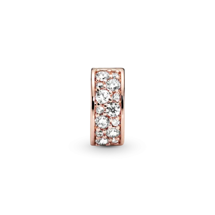 Clear Pavé Clip Charm - Image 5