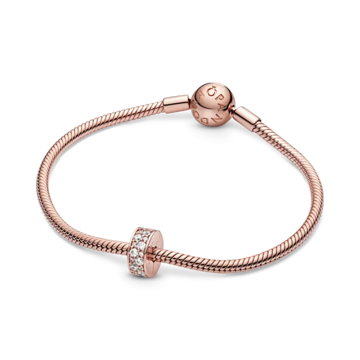 Clear Pavé Clip Charm - Image 7