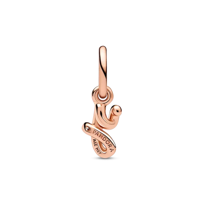 FINAL SALE - Letter Y Script Alphabet Dangle Charm - Image 3