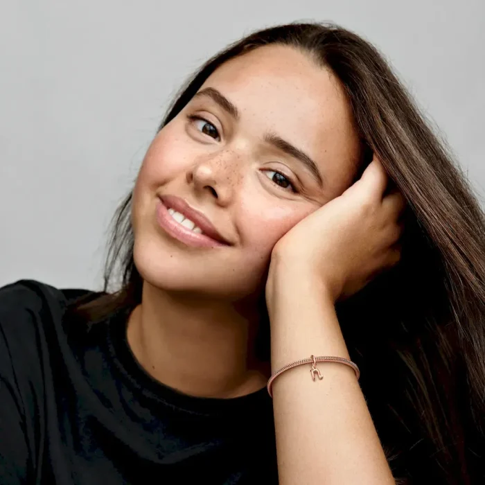 FINAL SALE - Letter N Script Alphabet Dangle Charm - Image 2