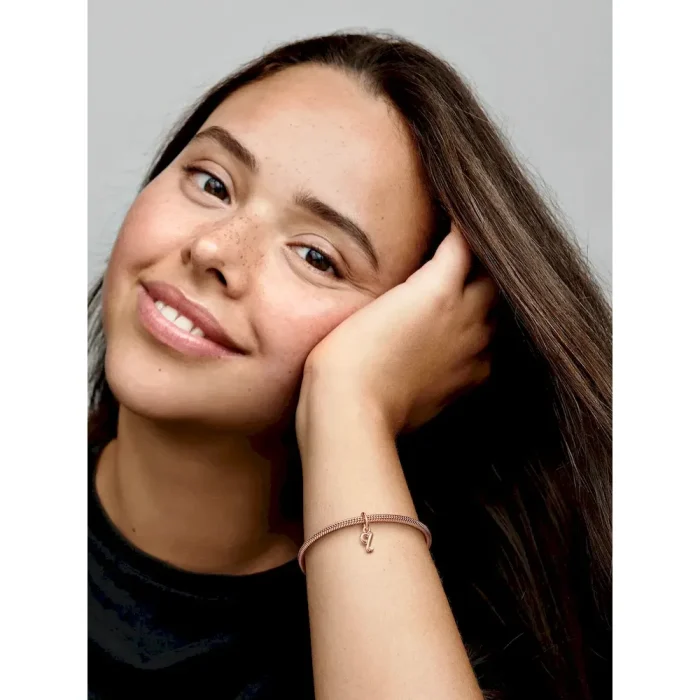 FINAL SALE - Letter Q Script Alphabet Dangle Charm - Image 2