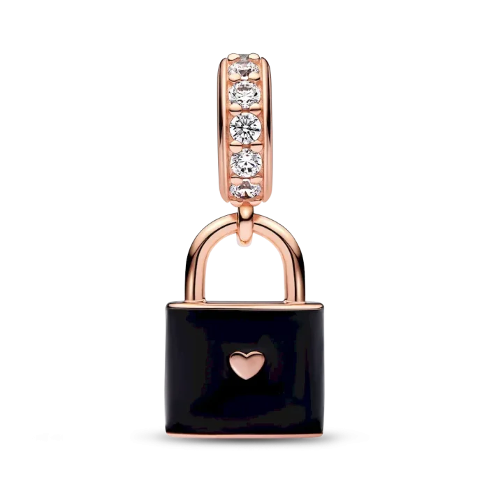Love Padlock Dangle Charm - Image 4