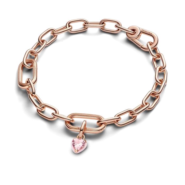 Pandora ME Pink Chakra Heart Mini Dangle Charm - Image 5