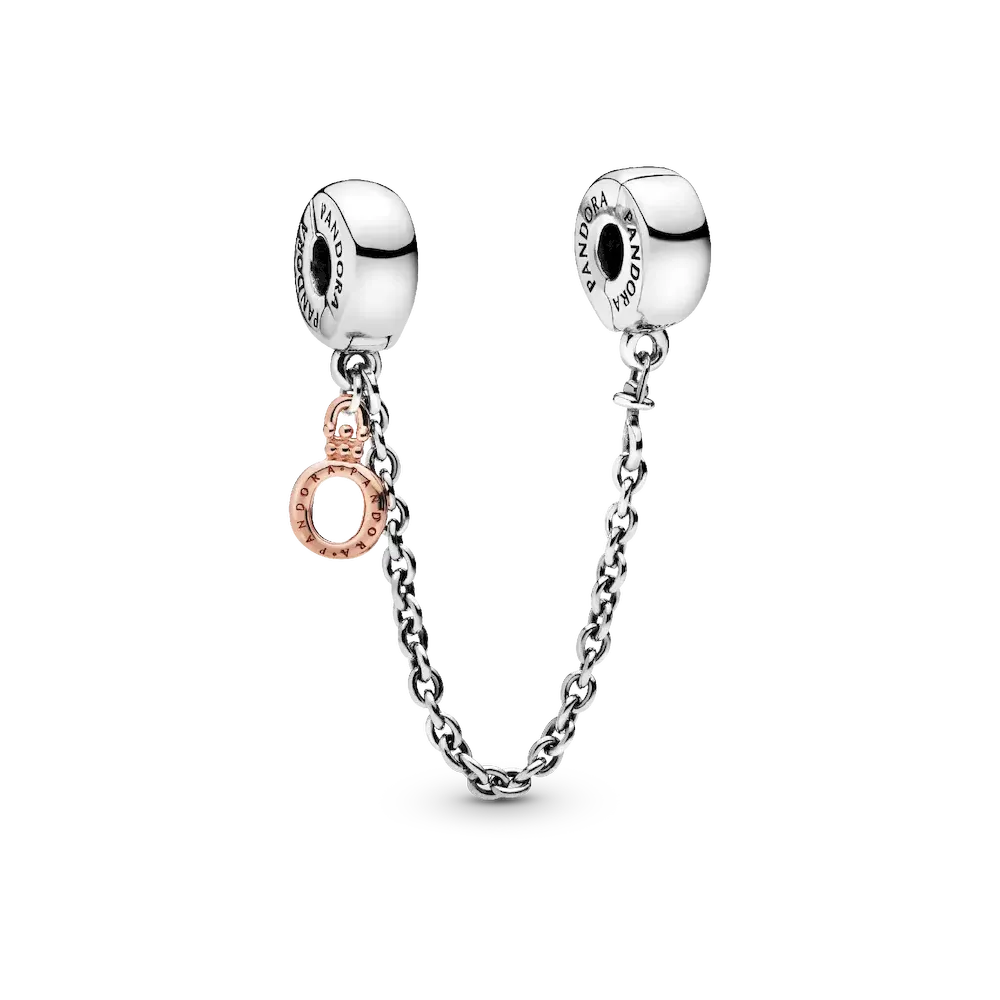 Dangling Crown O Safety Chain Charm