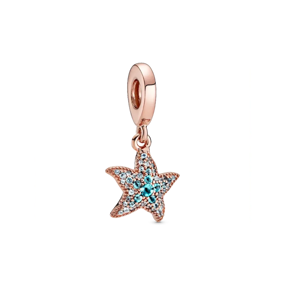 Sparkling Starfish Dangle Charm