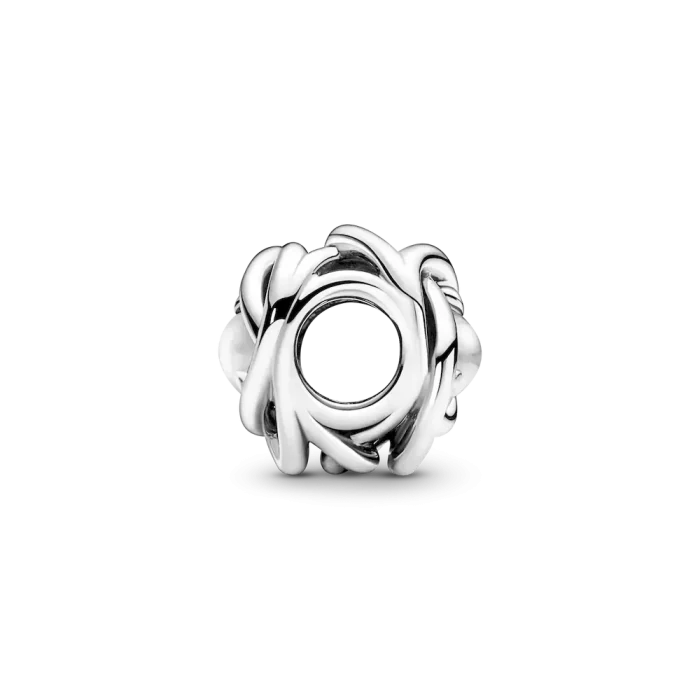 April Clear Eternity Circle Charm - Image 4