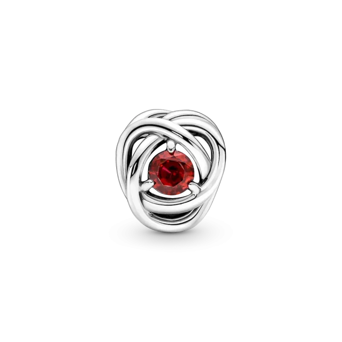 July True Red Eternity Circle Charm - Image 5