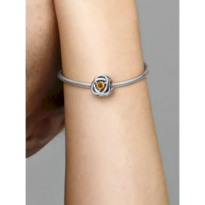 November Honey Eternity Circle Charm - Image 2