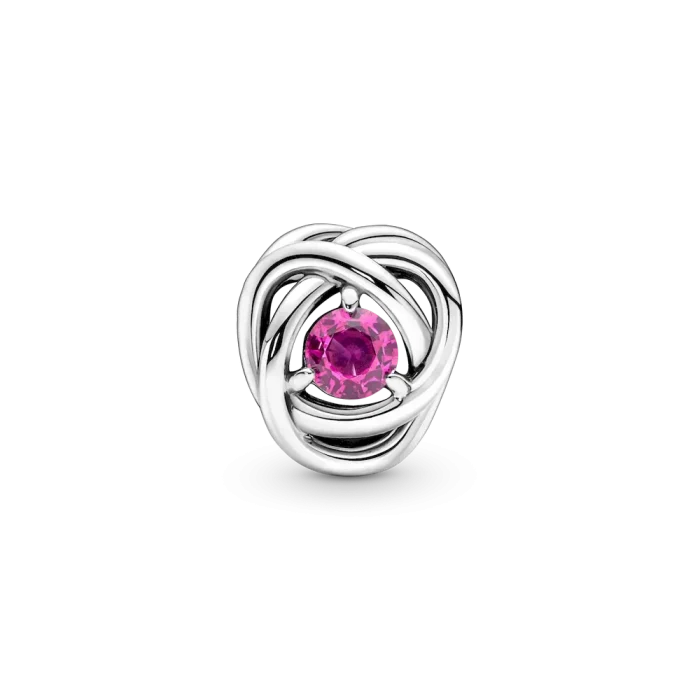 October Pink Eternity Circle Charm - Image 5