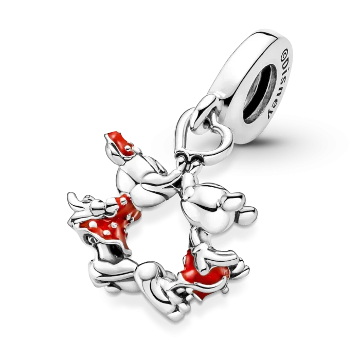 Disney Mickey Mouse & Minnie Mouse Kissing Dangle Charm - Image 7