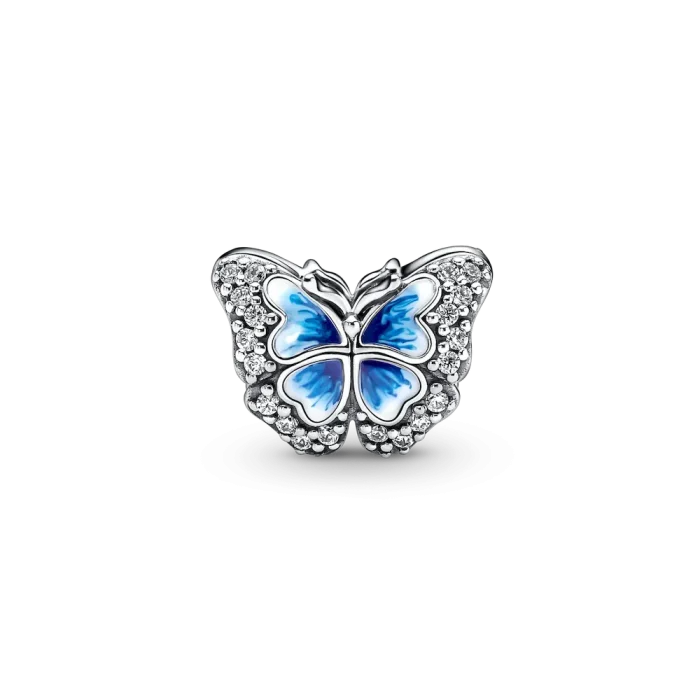 Blue Butterfly Sparkling Charm - Image 6