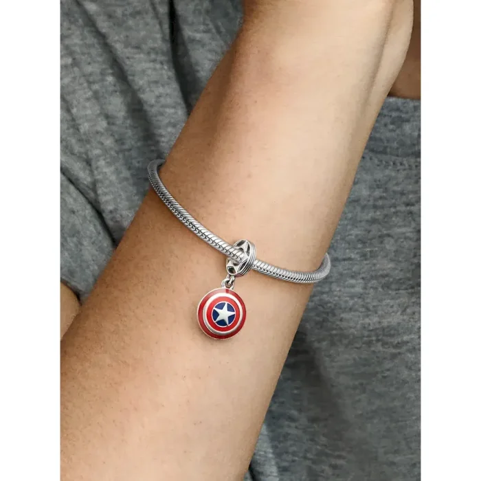 Marvel The Avengers Captain America Shield Dangle Charm - Image 2
