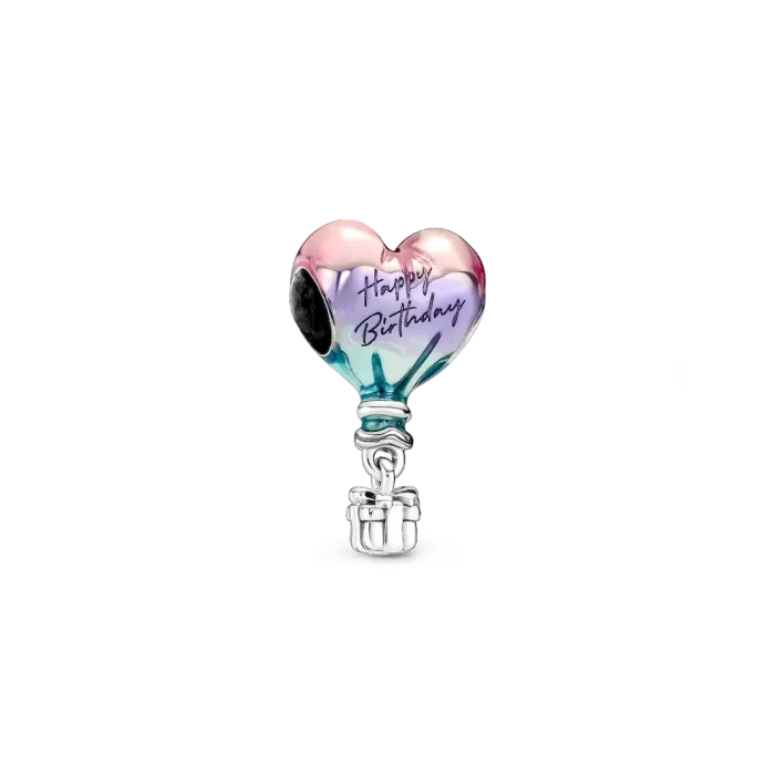 Happy Birthday Hot Air Balloon Heart T-Bar Set - Image 3