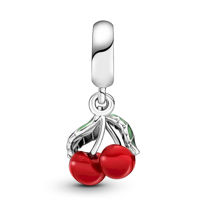 Cherry Dangle Charm Bracelet Set - Image 7