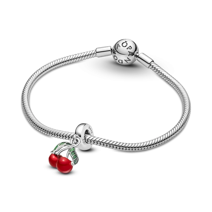 Cherry Dangle Charm Bracelet Set - Image 6