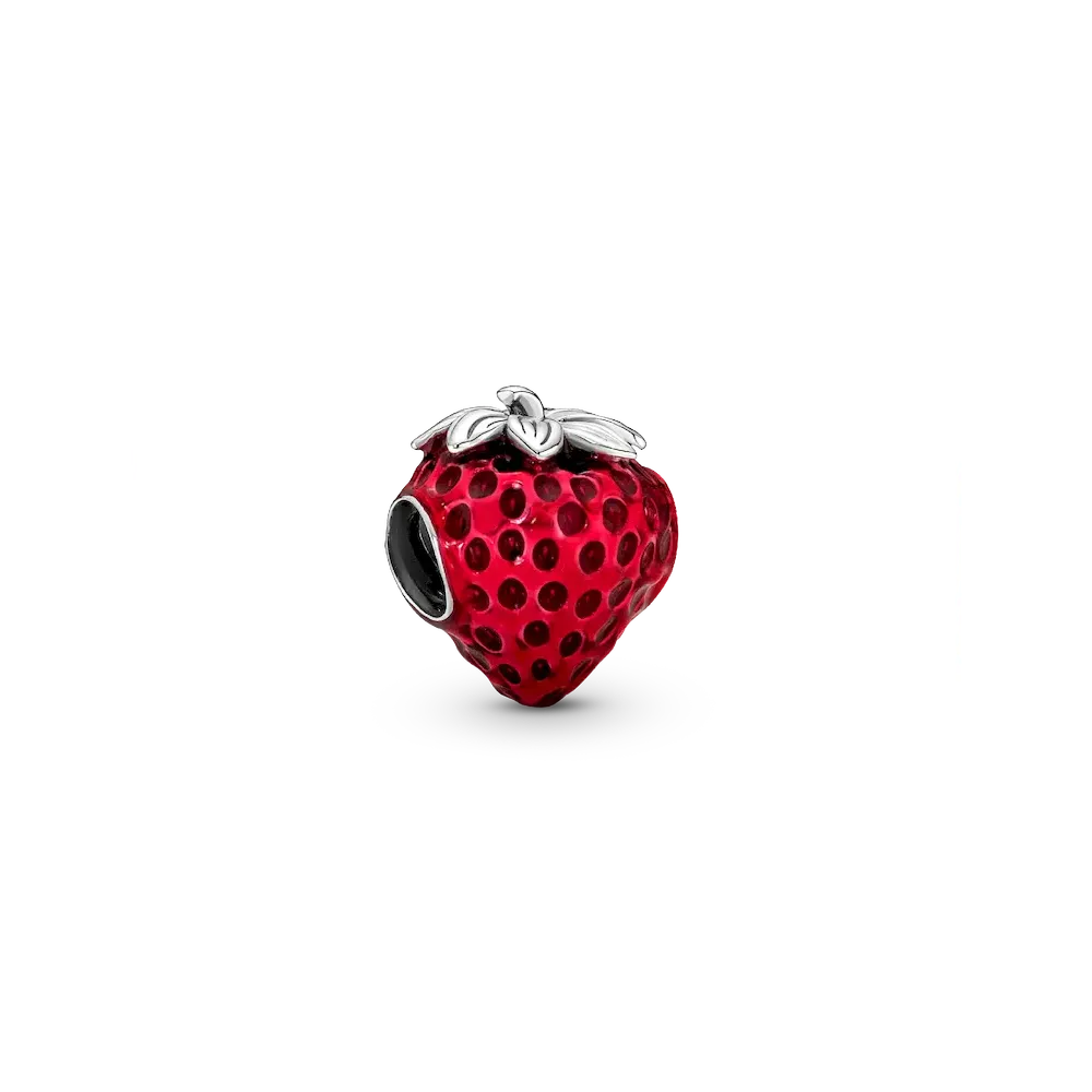 Seeded Strawberry Fruit Charm