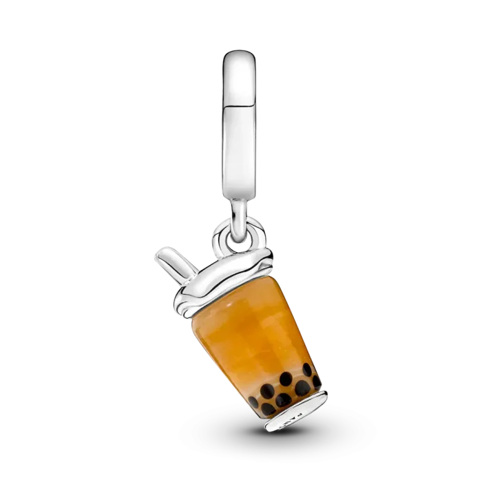 Murano Glass Bubble Tea Dangle Charm - Image 4