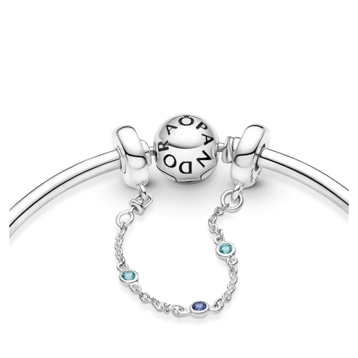 Triple Blue Stone Safety Chain - Image 5